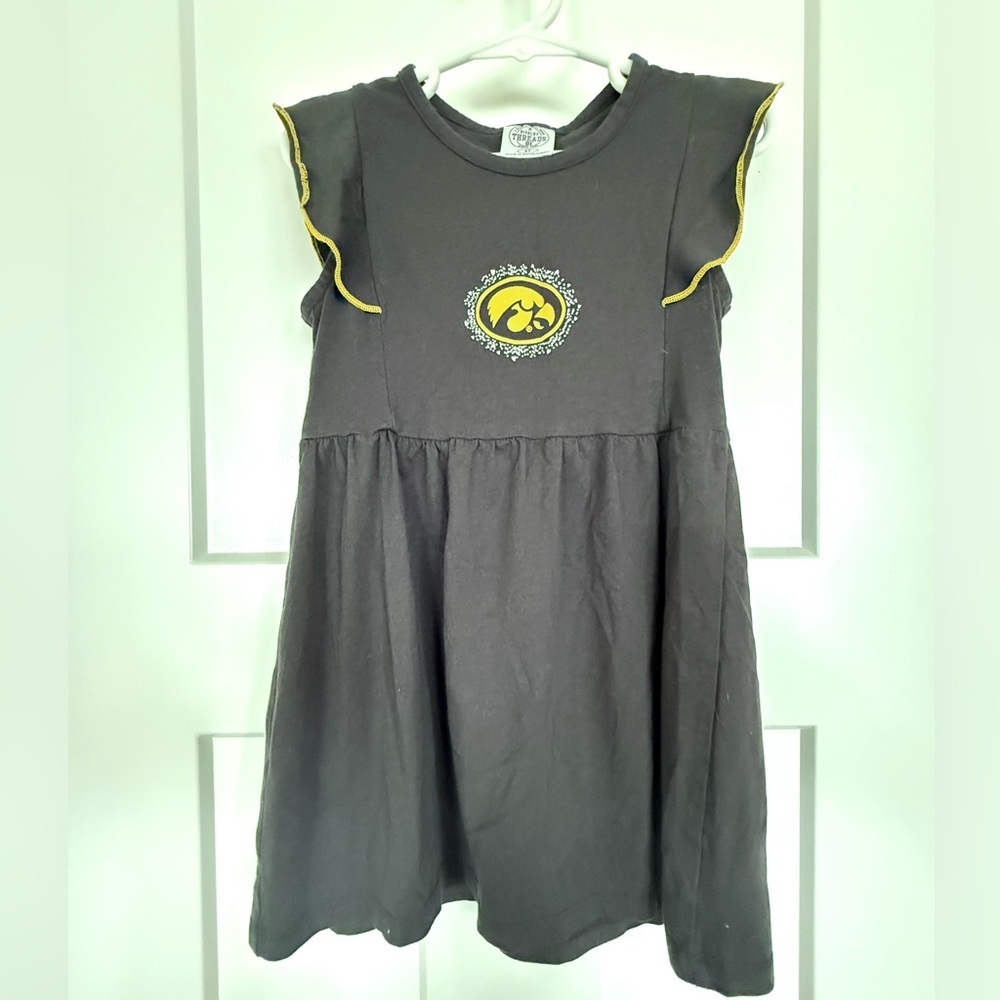 Iowa Hawkeyes Toddler Dress 4T Rivalry Threads Black Yellow